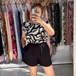 SHORT LISO LINO SPANDEX