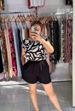 CURVA SHORT LISO LINO SPANDEX