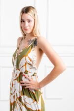 CURVA VESTIDO ELECTRA LINO ESTAMPADO - Imagen 5