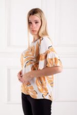 CURVA REMERA LUNA LINO ESTAMPADO - Imagen 2