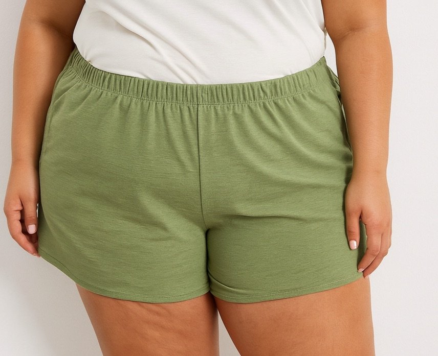 e332c22d-cf7c-424d-b700-0ca142bdf444 CURVA SHORT LINO TALLE ESPECIAL LISO - Imagen 1