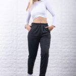 CURVA PANTALON DAMA JERSEY C/ PIEL ( Art. Nevada )