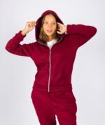 CURVA CAMPERA JERSEY CON PIEL DAMA (Art. Alaska ) - Imagen 3