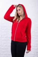 CURVA CAMPERA JERSEY CON PIEL DAMA (Art. Alaska ) - Imagen 2
