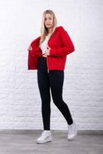 CURVA CAMPERA JERSEY CON PIEL DAMA (Art. Alaska ) - Imagen 4