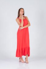 CURVA VESTIDO LARGO LISO DEL 2 AL 6 (Art. FRIDA) - Imagen 2