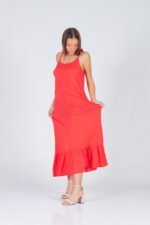 CURVA VESTIDO LARGO LISO DEL 2 AL 6 (Art. FRIDA)