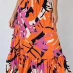 CURVA POLLERA LINO ESTAMPADO DEL 2 AL 6