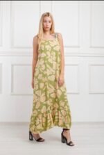 CURVA VESTIDO LARGO LINO  ESTAMPADO DEL 2 AL 6 (Art. FRIDA) - Imagen 2