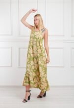 CURVA VESTIDO LARGO LINO  ESTAMPADO DEL 2 AL 6 (Art. FRIDA) - Imagen 4