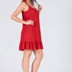 CURVA VESTIDO CORTO LINO LISO del 2 al 8 (Art. ASIA)